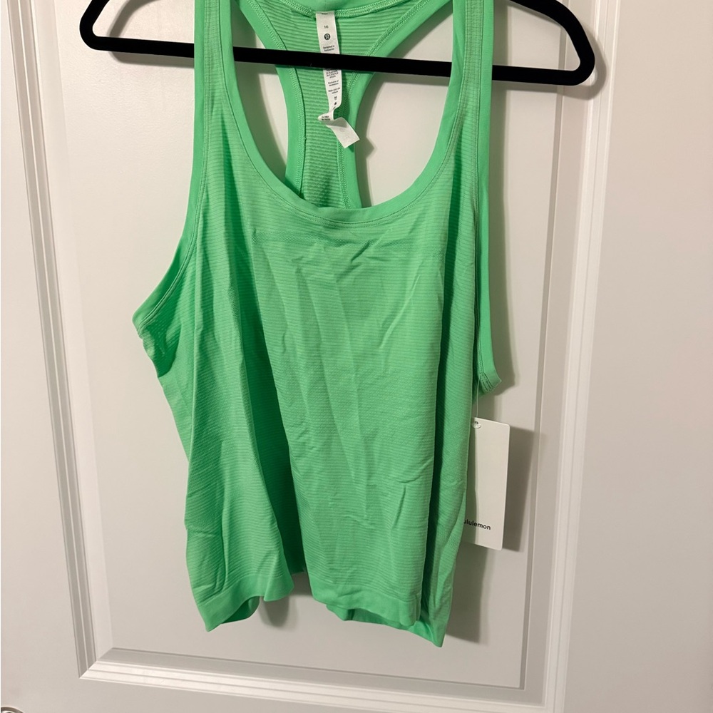 Lululemon Athletica Vibrant Green Tank Top